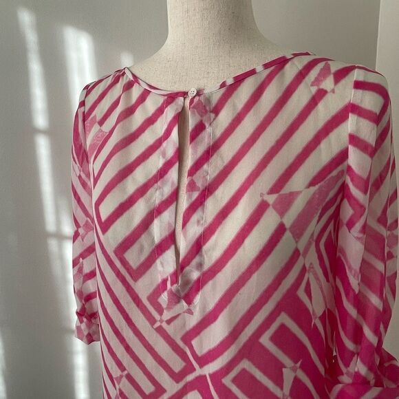 Theory 100% silk tunic top size P - Picture 4 of 10